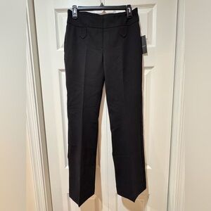 Rekucci Black pants with secret tummy control. Size 6P NWT
